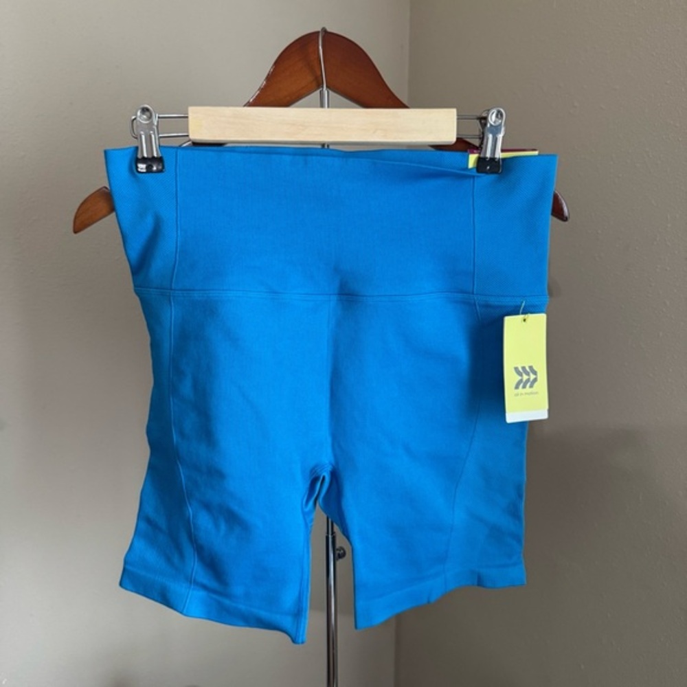 All in Motion Women's Bright Blue Bike Shorts